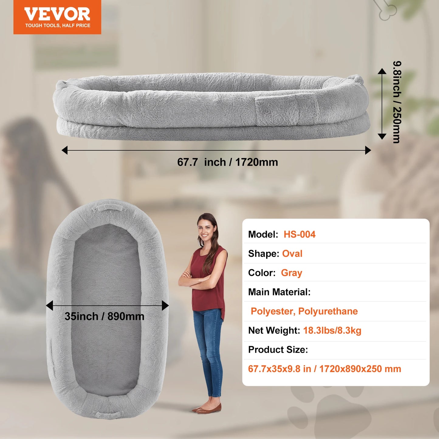 FLUFFBED™ Cozy Human Dog Beds