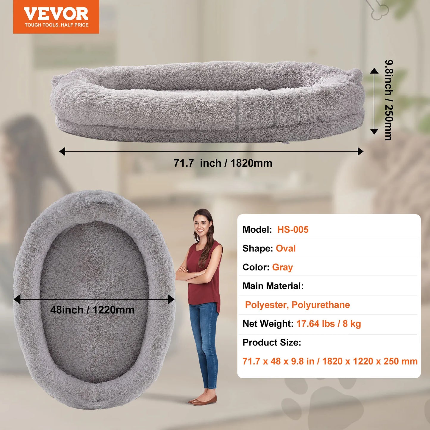 FLUFFBED™ Cozy Human Dog Beds