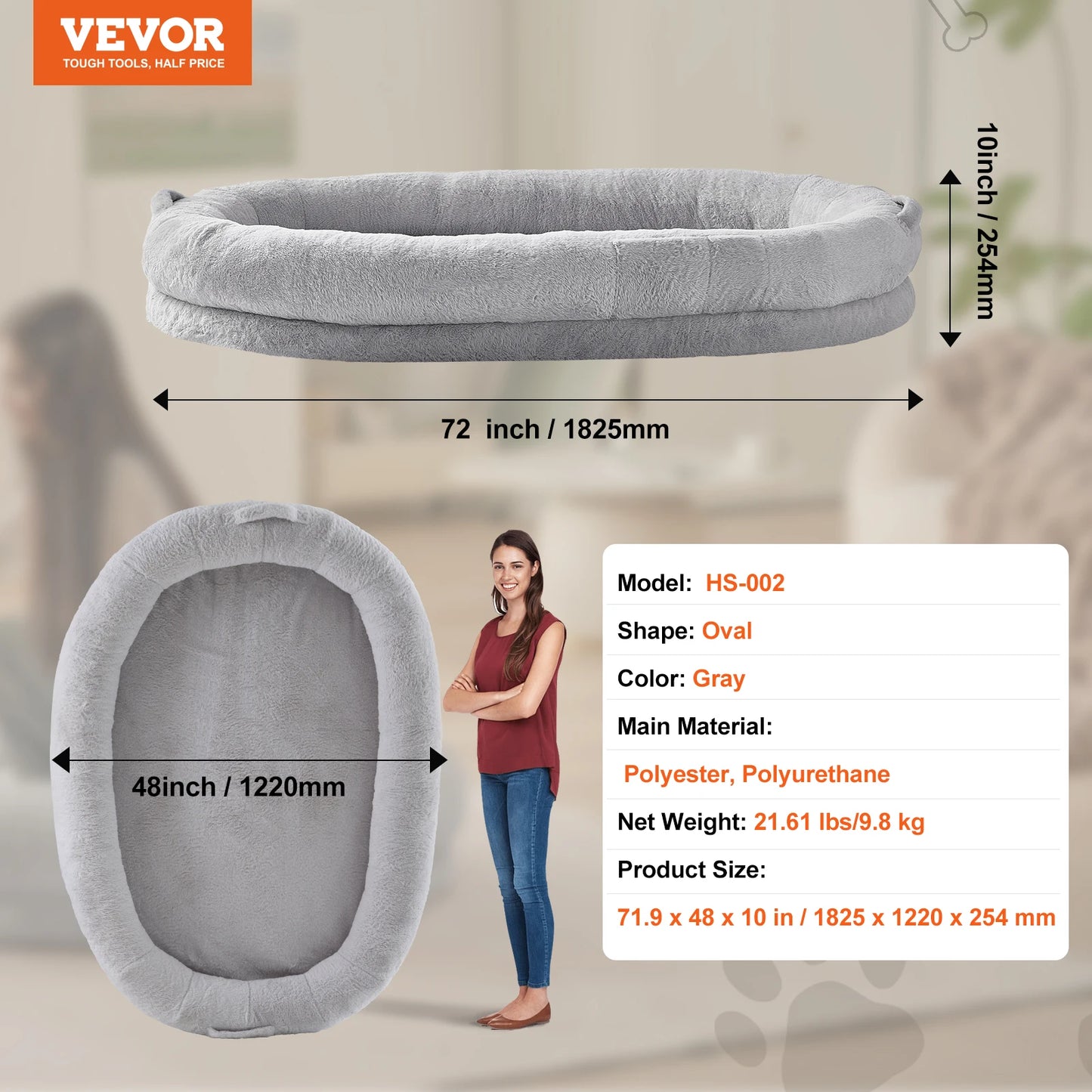 FLUFFBED™ Cozy Human Dog Beds